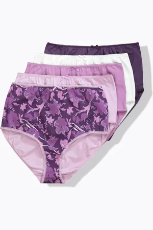 Ulla Popken Figi maxi, 5 par, wzory/różne kolory