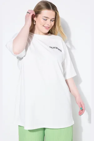 STUDIO UNTOLD T-shirt, oversize, rękaw 1/2, nadruk na plecach