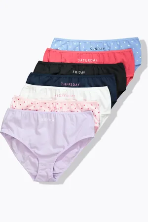 Ulla Popken Figi midi, 7-pak, 7 dni tygodnia, 7 kolorów