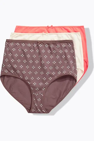 Ulla Popken Figi maxi, 3-pak, wzór/jednokolorowe