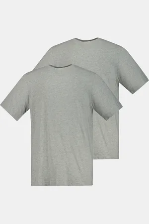JP 1880 T-shirty, krój podstawowy, dwupak, okrągły dekolt, do rozmiaru 8XL