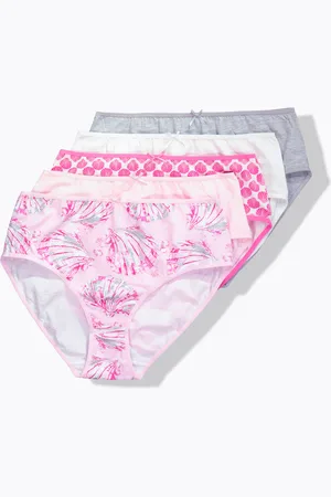Ulla Popken Figi midi, 5-pak, muszle/jednokolorowe
