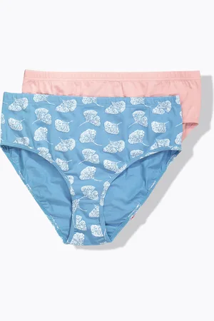 Ulla Popken Figi midi, 2-pak, jednokolorowe/gingko, bawełna organiczna