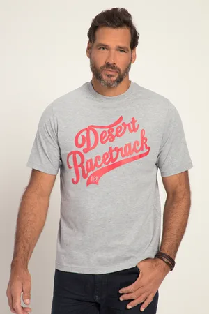 JP 1880 T-shirt, rękaw 1/2, nadruk, melanżowy dżersej