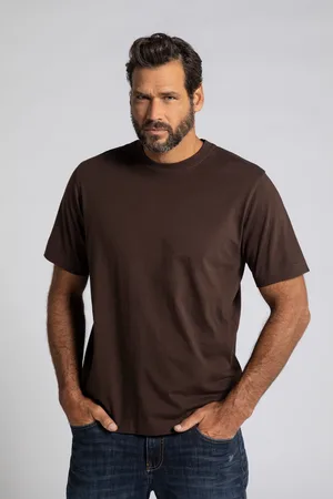 JP 1880 T-shirt, basic, okrągły dekolt, bawełna czesankowa, do roz. 8XL