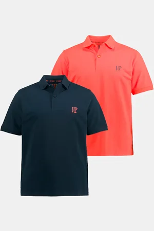 JP 1880 Koszulki polo, krój podstawowy, dwupak, pika, bawełna czesankowa