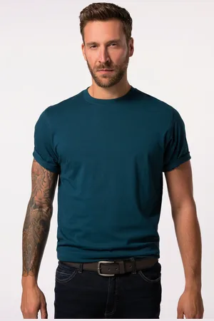 JP 1880 T-shirt, basic, okrągły dekolt, bawełna czesankowa, do roz. 8XL