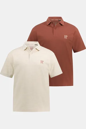 JP 1880 Koszulki polo, krój podstawowy, dwupak, pika, bawełna czesankowa