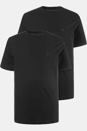 JP 1880 T-shirty, krój podstawowy, dwupak, okrągły dekolt, do rozmiaru 8XL