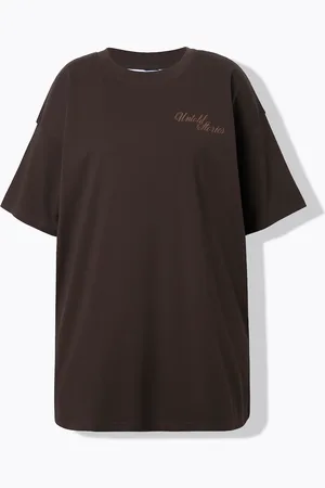 STUDIO UNTOLD T-shirt, oversize, nadruk z napisem