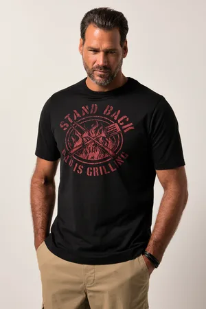 JP 1880 T-Shirt , rękaw 1/2, okrągły dekolt, grillowanie, do rozm. 8XL