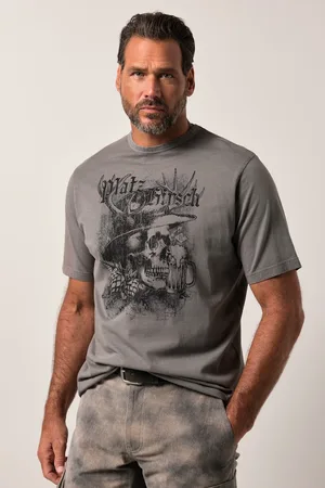 JP 1880 T-Shirt , strój ludowy, rękaw 1/2, okrągły dekolt, do rozm. 8XL