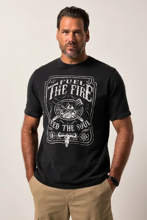 JP 1880 T-Shirt , rękaw 1/2, okrągły dekolt, grillowanie, do rozm. 8XL