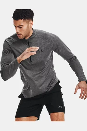 Under Armour ęska koszulka z długim rękawem i zapięciem na zamek do połowy długości UA Tech™ 3X