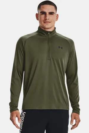 Under Armour ęska koszulka z długim rękawem i zapięciem na zamek do połowy długości UA Tech™ 3X