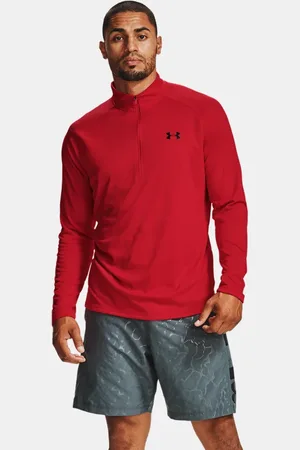 Under Armour ęska koszulka z długim rękawem i zapięciem na zamek do połowy długości UA Tech™