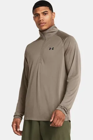 Under Armour ęska koszulka z długim rękawem i zapięciem na zamek do połowy długości UA Tech™