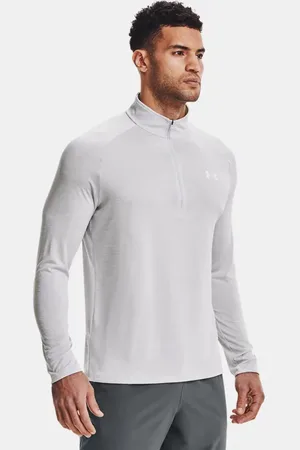 Under Armour ęska koszulka z długim rękawem i zapięciem na zamek do połowy długości UA Tech™ 3X