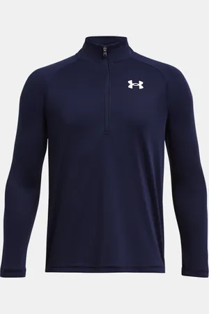Under Armour Chłopięca koszulka z zamkiem do połowy długości UA Tech™ 2.0 YG (149 - 160 cm)