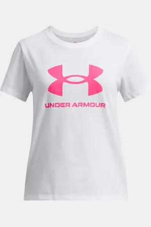 Under Armour Koszulka dziewczęca z krótkimi rękawami UA Big ogo YG (149 - 160 cm)