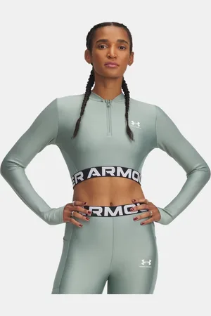 Under Armour Damska koszulka z długimi rękawami HeatGear® Rib ¼ Zip