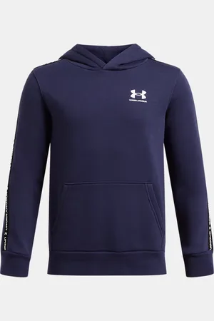 Under Armour Chłopięca bluza z kapturem UA Icon Fleece Taping YG (149 - 160 cm)