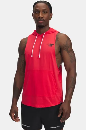 Under Armour Bluza męska bez rękawów z kapturem Project Rock