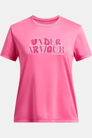 Under Armour Dziewczęca koszulka z krótkimi rękawami UA Tech™ Wordmark YG (149 - 160 cm)