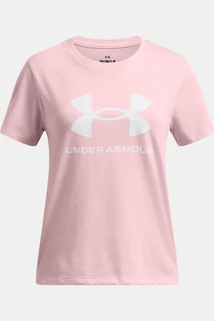 Under Armour Koszulka dziewczęca z krótkimi rękawami UA Big ogo YG (149 - 160 cm)