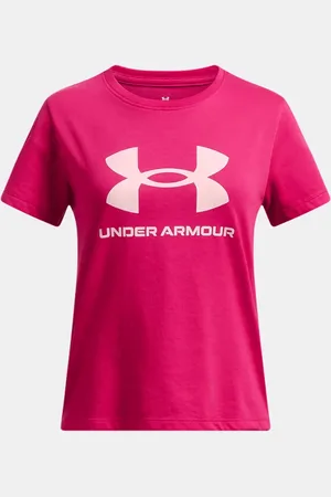 Under Armour Koszulka dziewczęca z krótkimi rękawami UA Big ogo YG (149 - 160 cm)