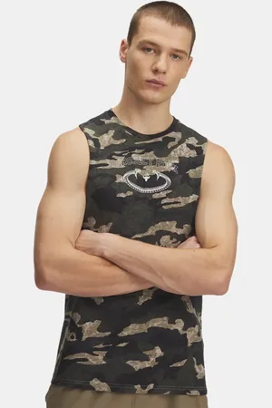 Under Armour ęska koszulka bez rękawów Project Rock Camo