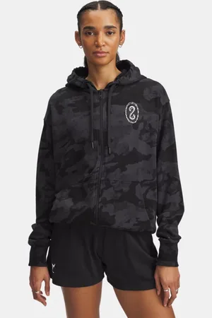 Under Armour Bluza damska zapinana na zamek Project Rock Terry