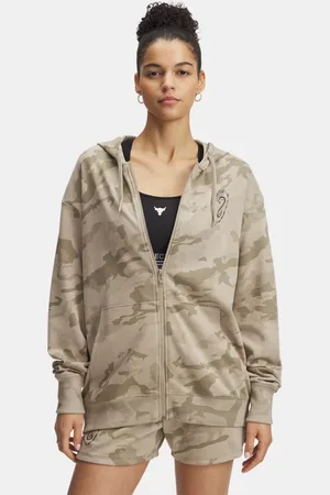 Under Armour Bluza damska zapinana na zamek Project Rock Terry
