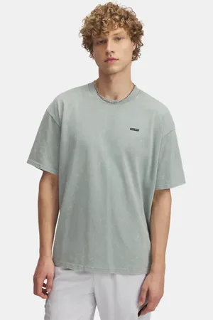 Under Armour ęska koszulka z krótkimi rękawami UA Heavyweight Oversized ogo Wash 3X