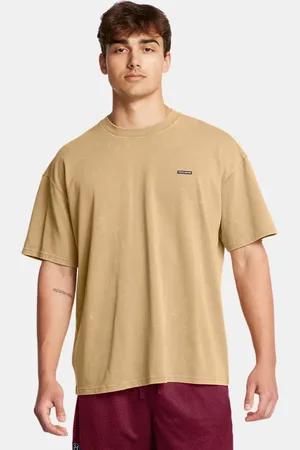 Under Armour ęska koszulka z krótkimi rękawami UA Heavyweight Oversized ogo Wash
