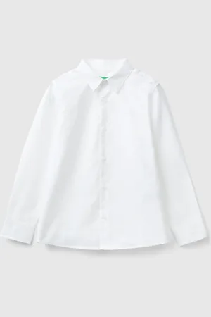 Benetton Classic Shirt In Pure Cotton