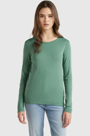 Benetton Long Sleeve Pure Cotton T-shirt