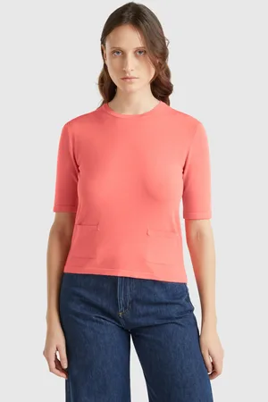 Benetton Short Sleeve Sweater