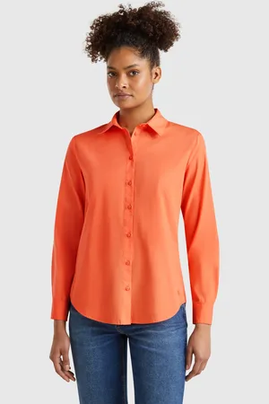 Benetton Regular Fit Shirt In Cotton
