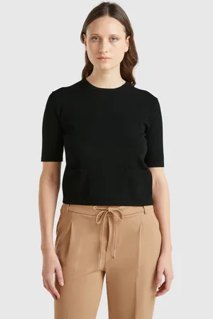 Benetton Short Sleeve Sweater