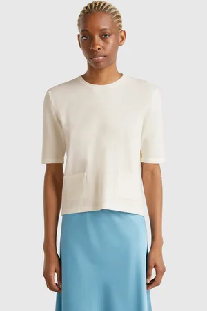 Benetton Short Sleeve Sweater