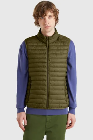Benetton Sleeveless Regular Fit Jacket With Padding