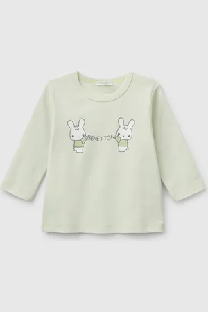 Benetton Long Sleeve Cotton T-shirt