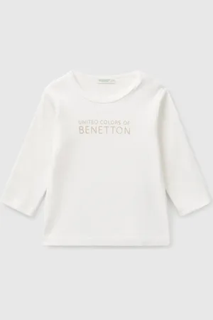 Benetton Long Sleeve Cotton T-shirt