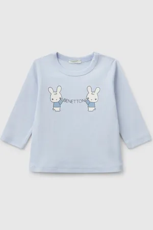Benetton Long Sleeve Cotton T-shirt