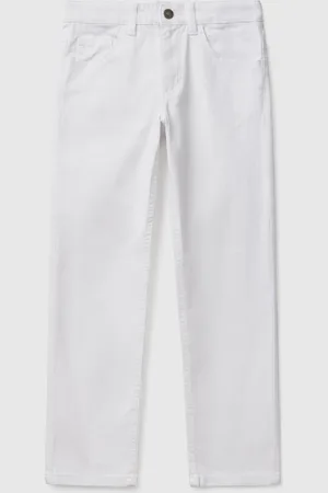 Benetton Five Pocket Slim Fit Trousers