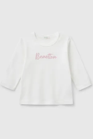 Benetton Long Sleeve Cotton T-shirt