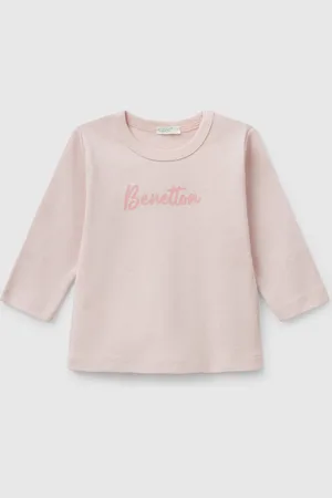 Benetton Long Sleeve Cotton T-shirt