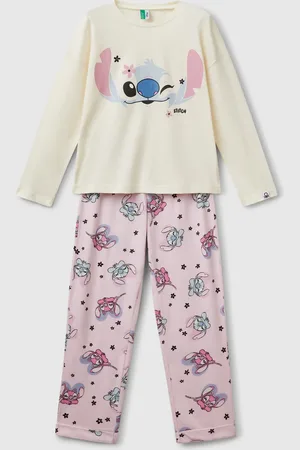 Benetton Flowing Pyjamas With Stitch ©disney Print