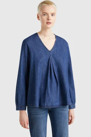 Benetton Denim Blouse